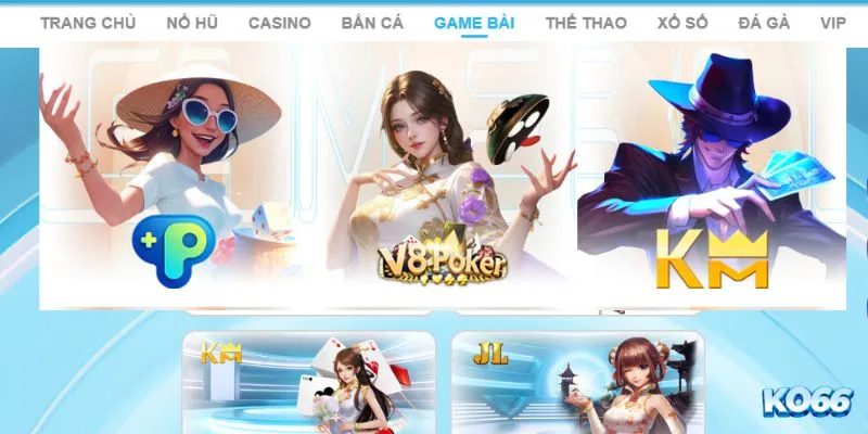 Sảnh game bài được bet thủ săn đón